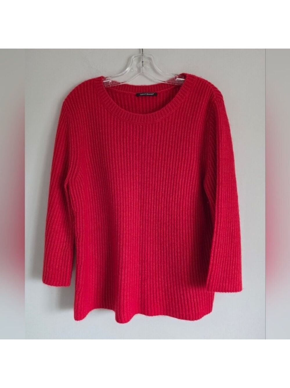 LUISA CERANO | Wool Mohair Sweater Red Sz 12